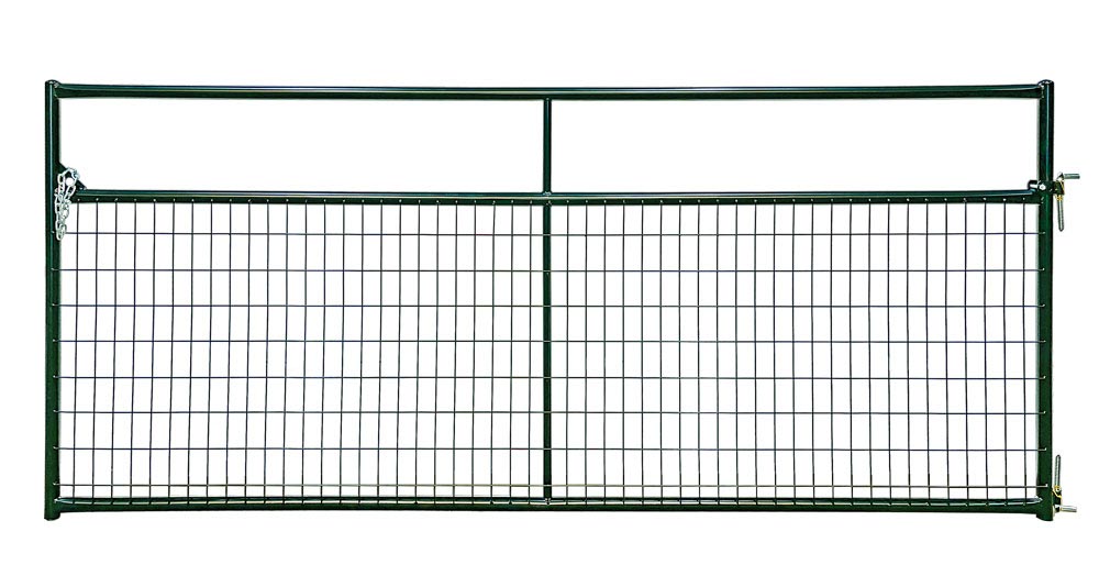 Priefert Wire Filled Economy Gate, 12ft, Brown BRN / 12FT